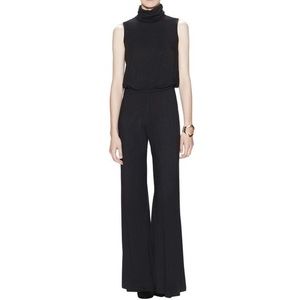 Black turtleneck jumpsuit